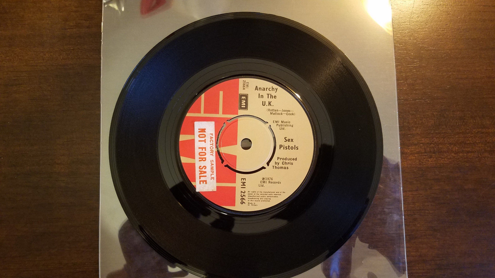 Popsike Anarchy In The U K Factory Sample RARE The Sex