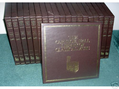 THE CARNEGIE HALL LIBRARY OF CLASSICAL MUSIC ON LP A
