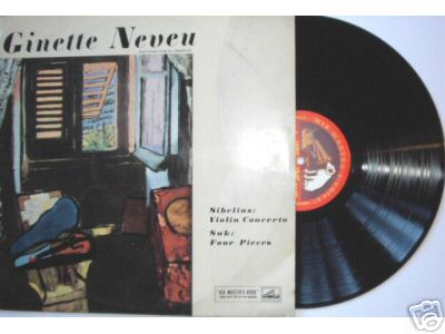 Ginette Niveu SCARCE HMV ALP 1479 violin classical A