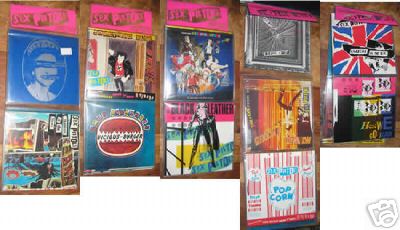 Sex Pistols レコード 6枚セット まとめ popsike.com - SEX PISTOLS Rare 6 pack singles in plastic Wallet