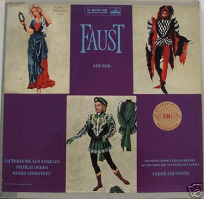 faust ASD307/310 Cluytens/Fau White/Gold Classical LP