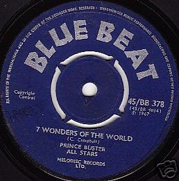 popsike.com - PRINCE BUSTER BLUE BEAT BB 378 7 WONDERS OF