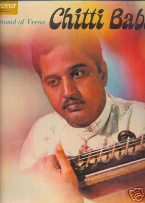 Columbia6020 CHITTI BABU Indian Classical Veena LP HEAR