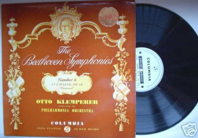 Columbia SAX 2260 classical stereo LP Beethoven No 6