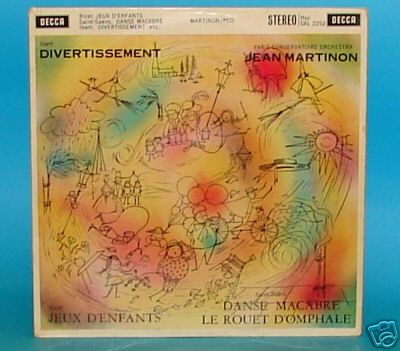 DECCA CLASSICAL LP STEREO SXL 2252 BIZET DIVERTISSEMENT
