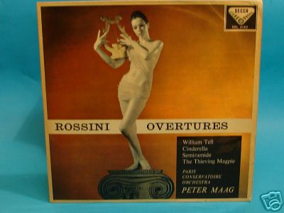 DECCA CLASSICAL LP STEREO SXL 2182 ROSSINI MAAG WBG