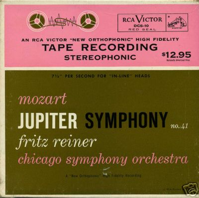 Reel to Reel - MOZART - CLASSICAL - 2 TRACK RCA