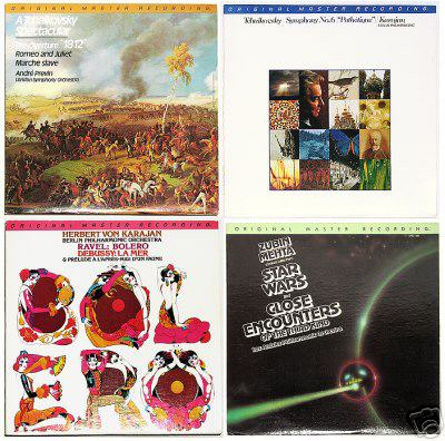 4 MFSL Classical Audiophile LPs -- 1812 Overture, more