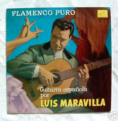 Luis Maravilla Classical Flamenco Guitar LP Record 60'