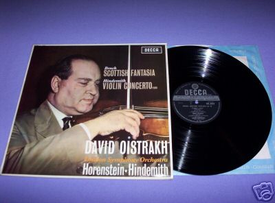D.OISTRAKH-BRUCH/HINDEMITH-SXL 6035-WB-CLASSICAL LP.