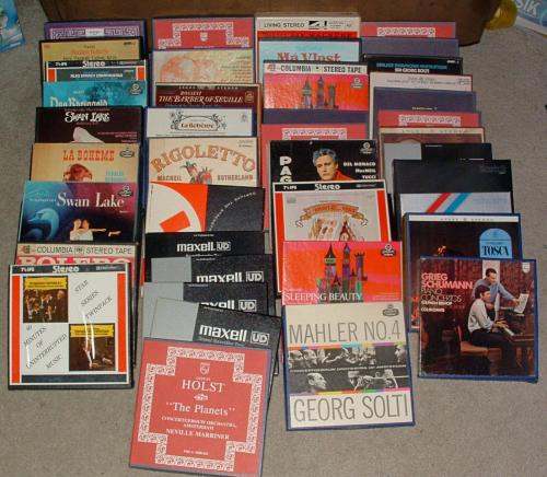 WOW 45 Reel-to-Reel Opera and Classical Tapes