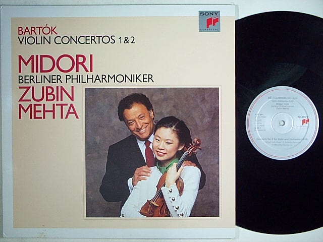 MIDORI Bartok Violin Concertos SONY CLASSICAL MINT