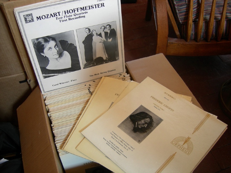 MHS-Musical Heritage Society-151 classical LPs-NM cond.