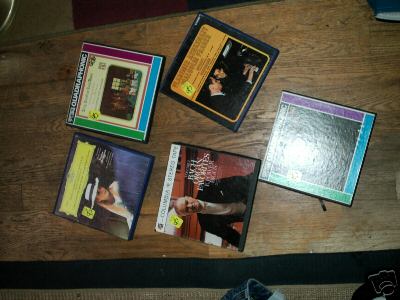 Reel to Reel Classical Tapes quadraphonic bach mozart