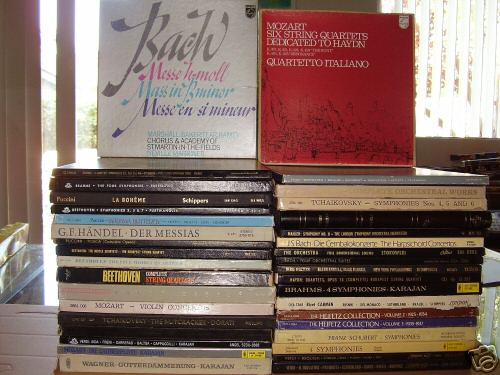 CLASSICAL RECORDS BOXED SETS AND SINGLE LPS