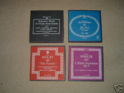 Barclay Crocker Reel to Reel tapes (4) Classical