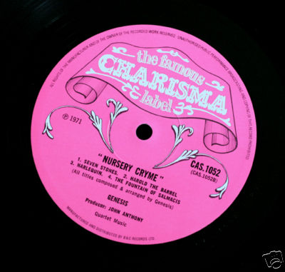 popsike.com - GENESIS Nursery Cryme UK ORIG LP 1st Pink