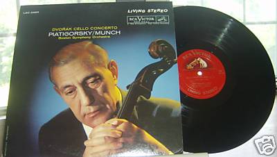 CLASSICAL LIVING STEREO GREGOR PIATIGORSKY CELLO 1S/1S A