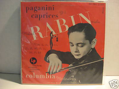 Michael Rabin RARE 10" LP Classical Columbia A