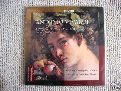 Vivaldi 4 Seasons classical LP Divox Cisco HQ180 g SS A