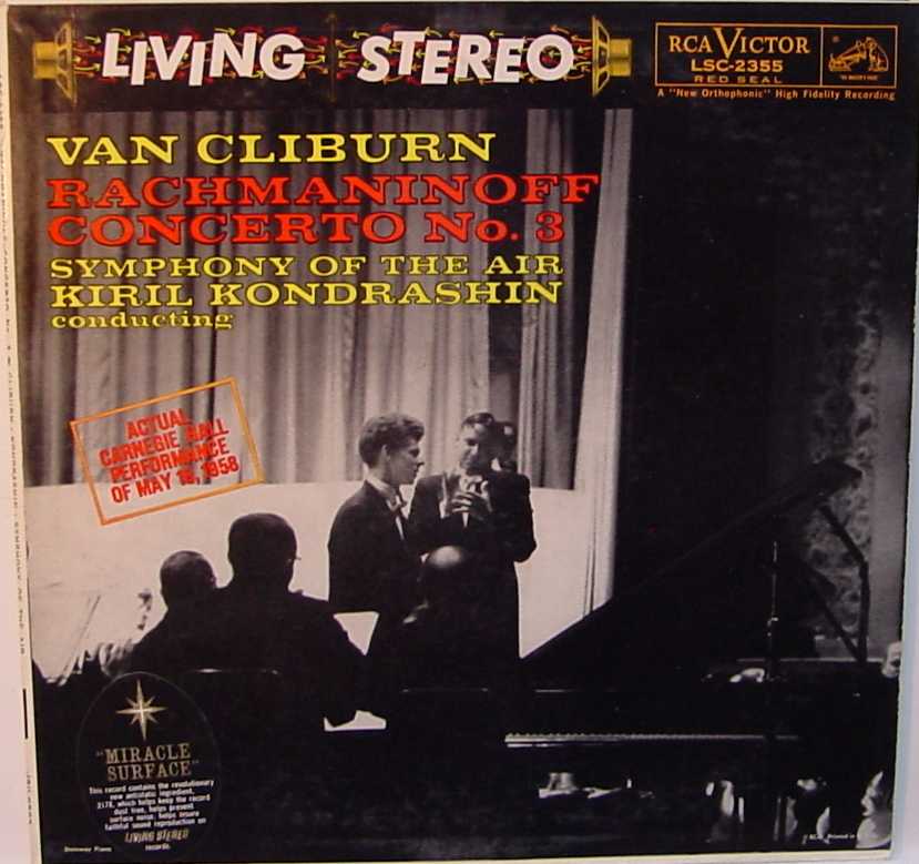 Classical Living Stereo LP SD RCA LSC2355 Rachmaninoff A