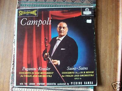 LONDON CS 6084 BLUE BACK CAMPOLI GAMBA CLASSICAL LP A
