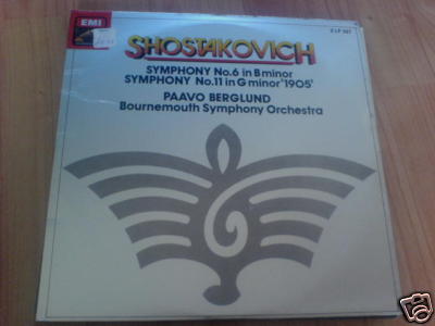 classical SHOSTAKOVICH 2 X LP ASD 3772 paavo berglung A
