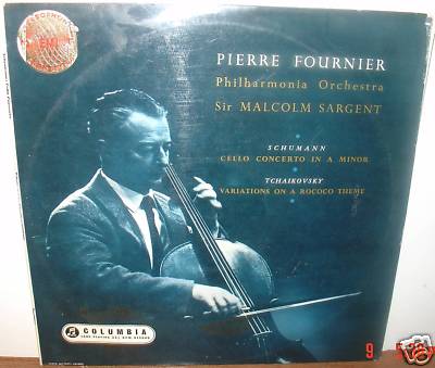 Pierre Fournier CLASSICAL LP Sir Malcolm Sargent MINT- A