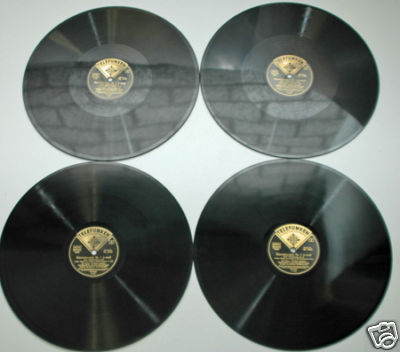 4 x 78 rmp classical LP W. Mengelberg P. Tschaikowski A