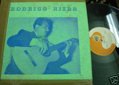 RODRIGO RIERA Classical Guitar Rare 1961 ALIRIO DIAZ A