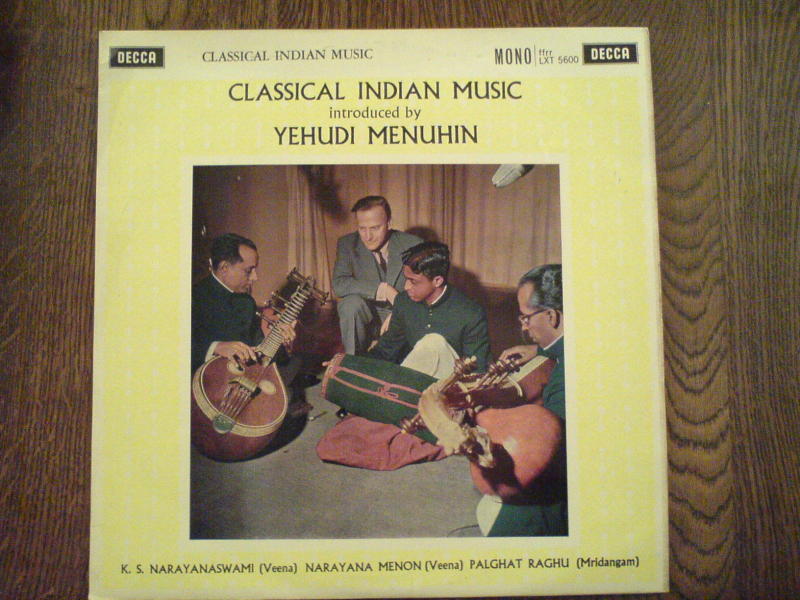 Classical Indian Music Menuhin RARE DECCA LXT 5600 A