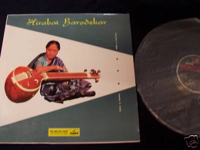 HIRABAI BARODEKAR LP indian hindustani classical RARE A