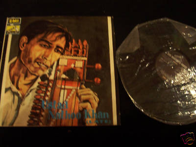 USTAD NATHOO KHAN LP sarangi indian classical mono RARE A