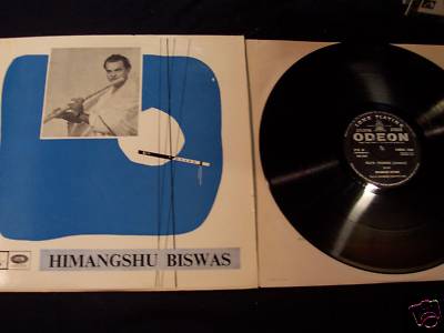 HIMANGSHU BISWAS LP indian classical flute RARE A