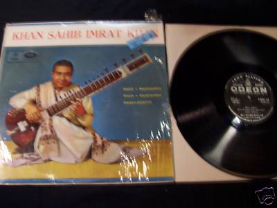 Khan Sahib IMRAT HUSSAIN KHAN LP sitar india classical A