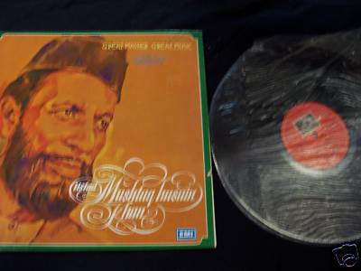 USTAD MUSHTAQ HUSAIN KHAN LP classical indian RARE A