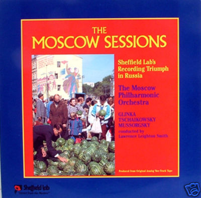 3 Sheffield Lab Classical LPs Moscow Sessions 1987 NM- A