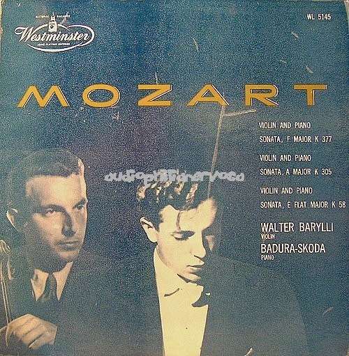 BARYLLI, BADURA-SKODA, MOZART SNTS, WESTMINSTER WL 5145 A