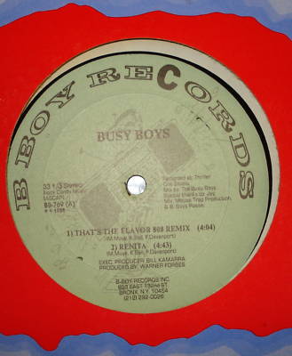 BUSY BOYS that's the flavor/renita/classical 12" rap A