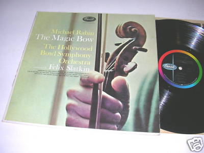 MICHAEL RABIN-THE MAGIC BOW LP-VIOLIN-MONO- CLASSICAL A