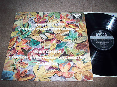 DECCA SXL 2106 WBG BEETHOVEN CONCERTO NO 3 CLASSICAL A