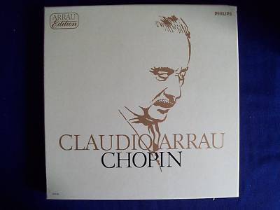 Chopin Claudio Arrau Philips Classical Record 9 LP Box A