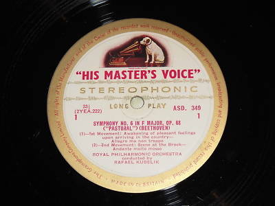 CLASSICAL-BEETHOVEN-PASTORAL SYMPHONY-ASD349 G/C A