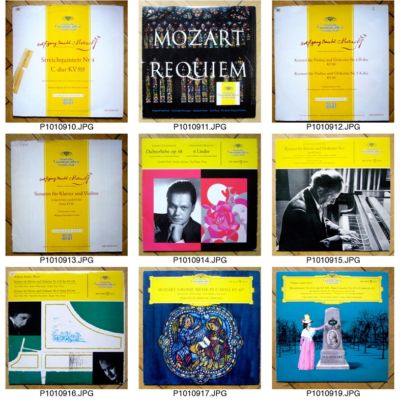 DGG Tulip 51 Classical LPs Rare + DGG Book A