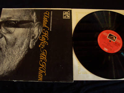 USTAD HAFIZ ALI KHAN Raga II LP Indian sarod classical A
