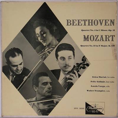 ERICA MORINI Beethoven Mozart classical LP Westminster A