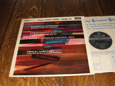 SXL 2292 WBG ED1 Prokofiev etc; Classical Sy. Ansermet A