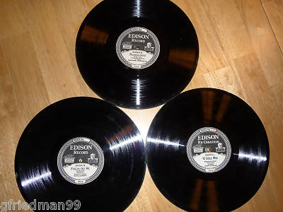9 Edison Diamond Records - Good Condition - Classical A