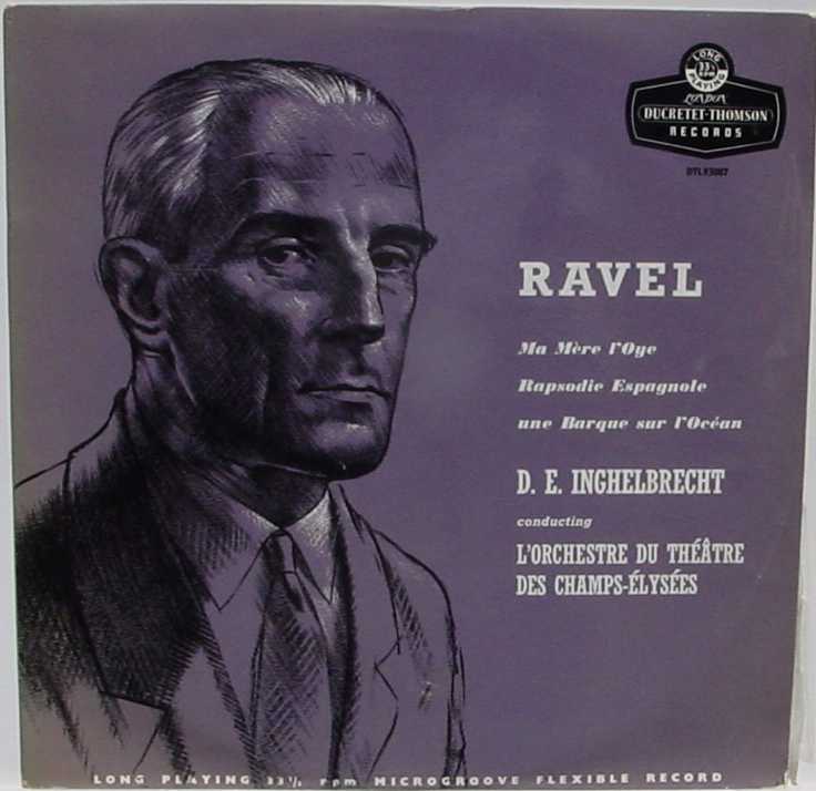 Classical Mono LP London DTL93087 Ravel Inghelbrecht A