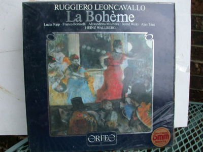 Sealed Box CLASSICAL LP La Boheme WALLBERG DMM ORFEO A